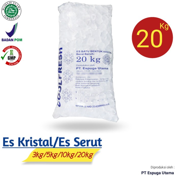 ES BATU KRISTAL 20KG berkualitas