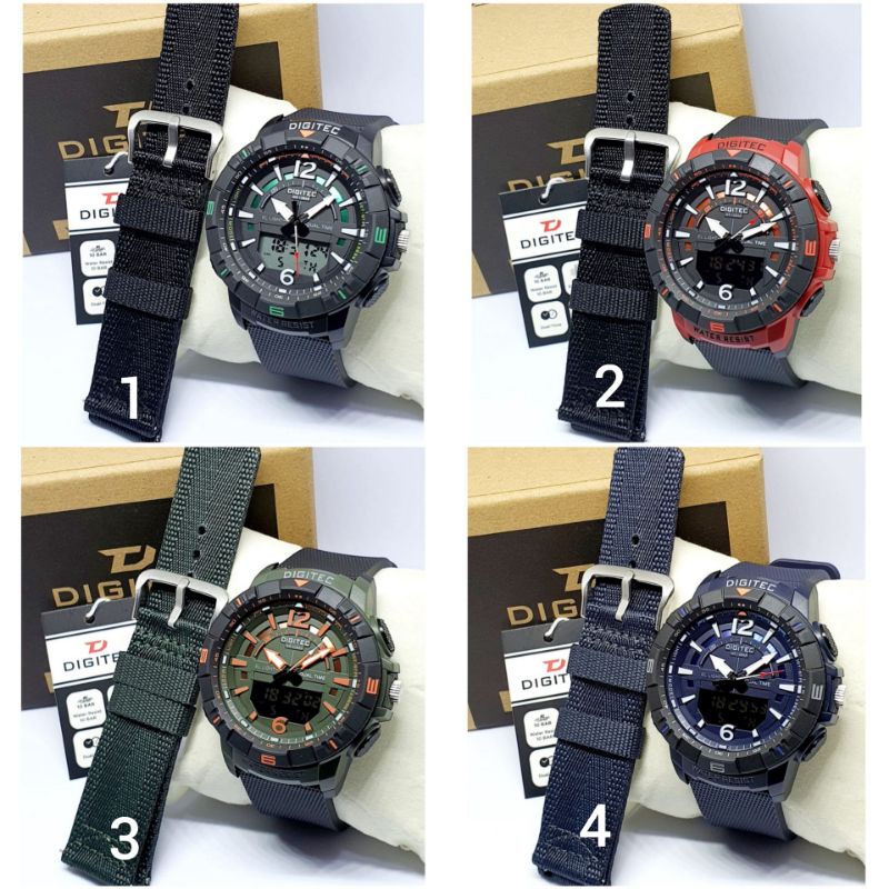 Jam Tangan Pria Digitec DA2130 DA 2130 DG2130 Original