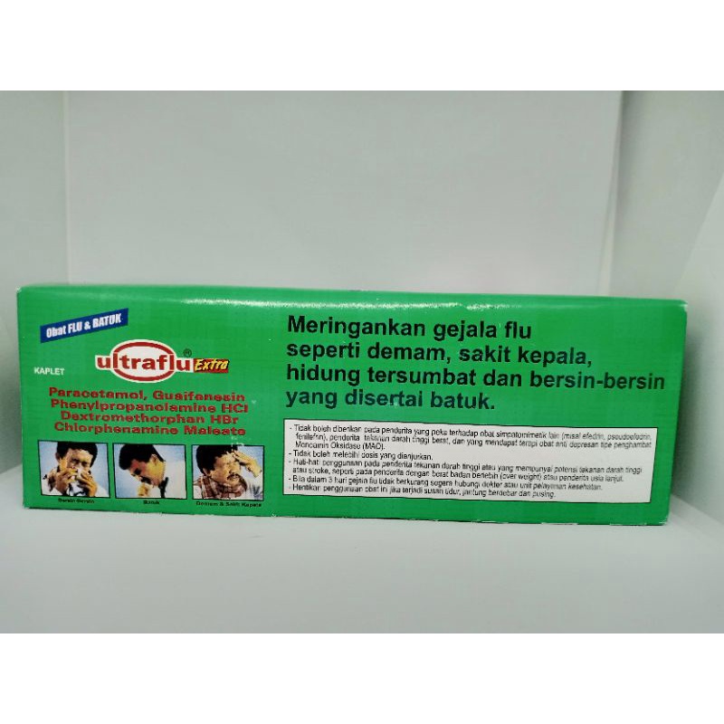 ULTRAFLU EXTRA 1 STRIP ISI 4 KAPLET - ED 01/2027