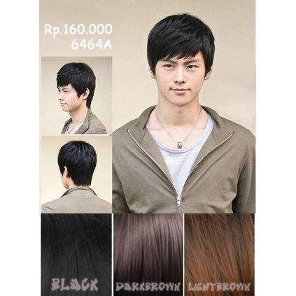 Wig / Rambut Palsu Korea Pendek Pria ( Cowok ) [6464a]