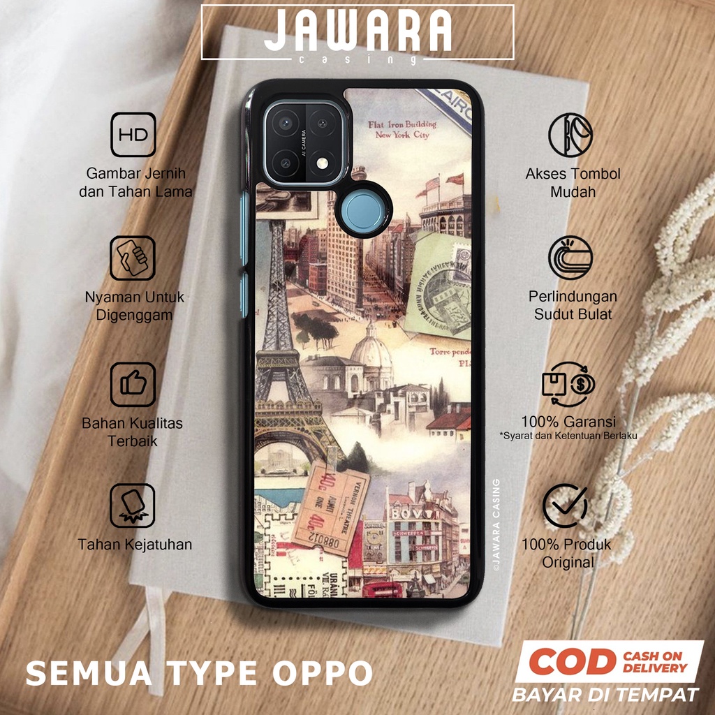 Case Oppo A15 A15S Casing Oppo A15 A15S Jawara Casing [TRVL] Case Glossy Case Aesthetic Custom Case 