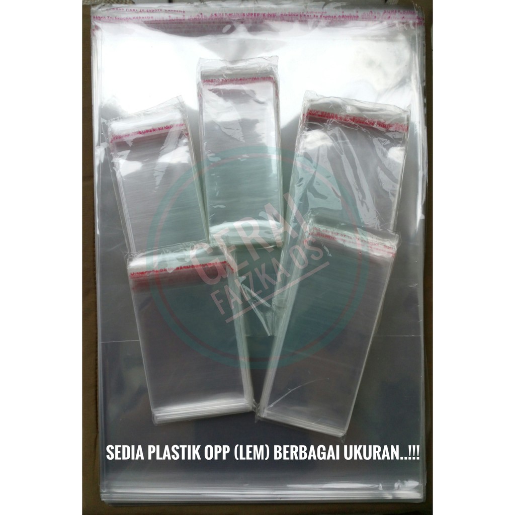 

PLASTIK OPP TEBAL (SEAL/LEM) 28x38 | 33 MICRON