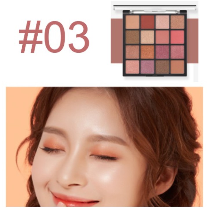 LAMEILA 16 Colors Glitter Matte Eyeshadow Palette Color Shimmer And Matte Eye Shadow LA021 5015