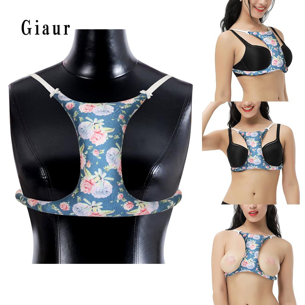 Ga Women Anti Wrinkle Breast Pillow Chest Nightwear Sleep