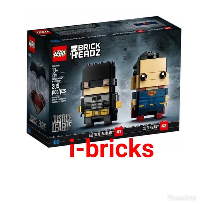Lego brickheadz 41610 Tactical batman & superman