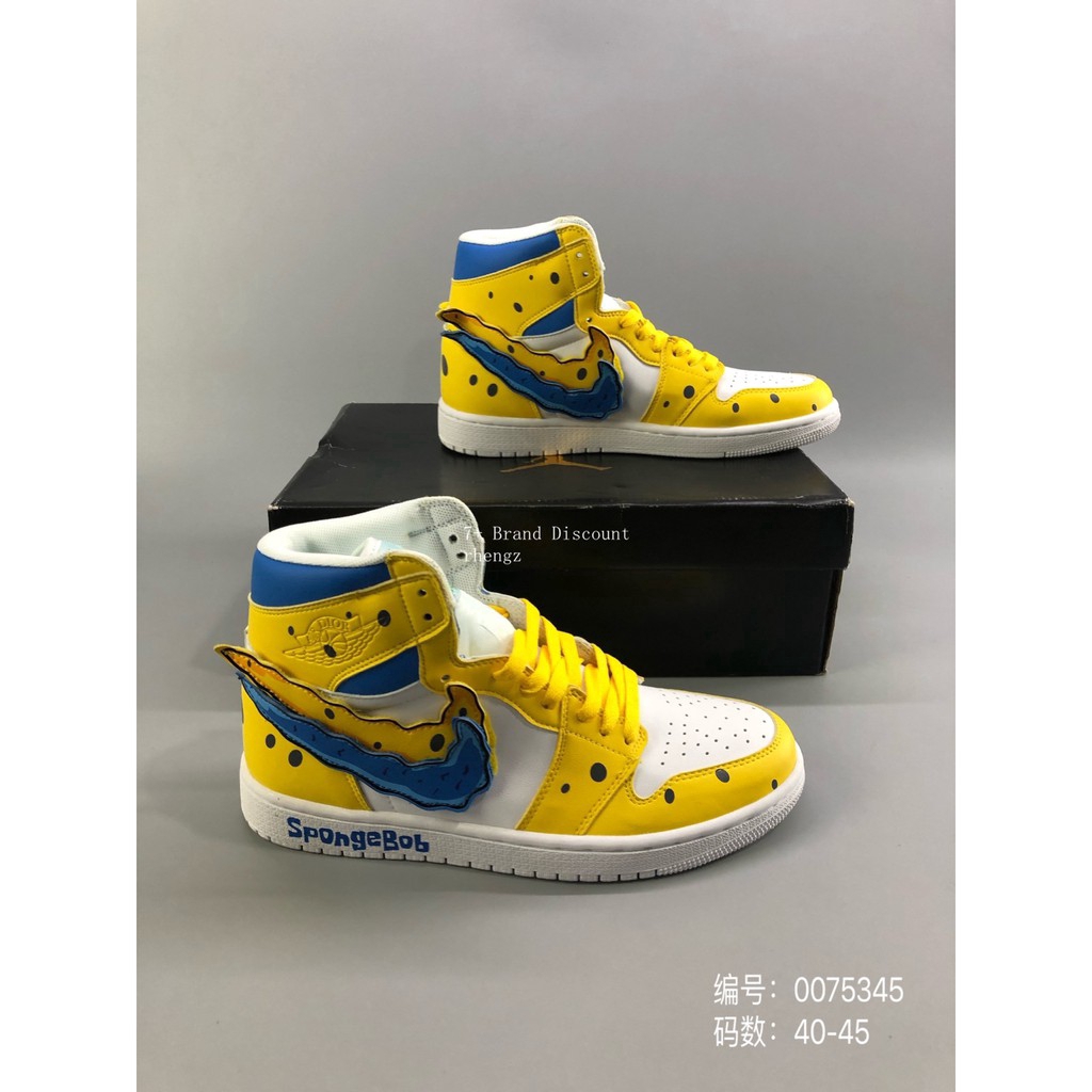 spongebob air jordan 1