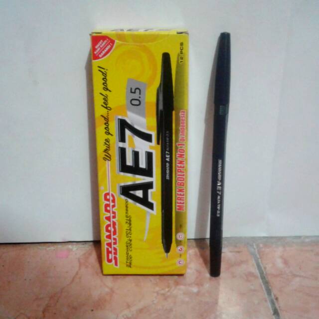 

1 pack (isi 12) Pulpen standard/bolpoin/pena/pulpen