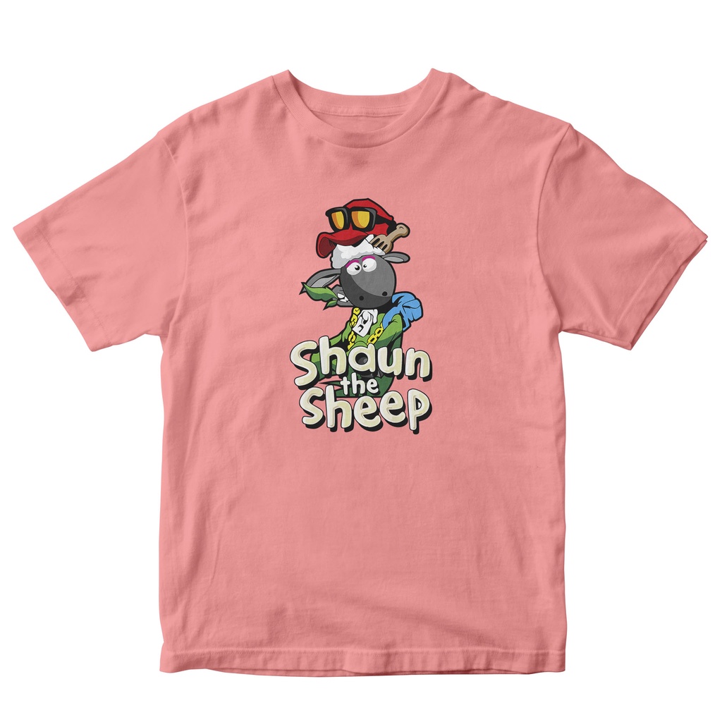 Kaos Kartun Shaun The Sheep Cotton Combed 30s Baju Anak Pakaian Murah Atasan Berkualitas