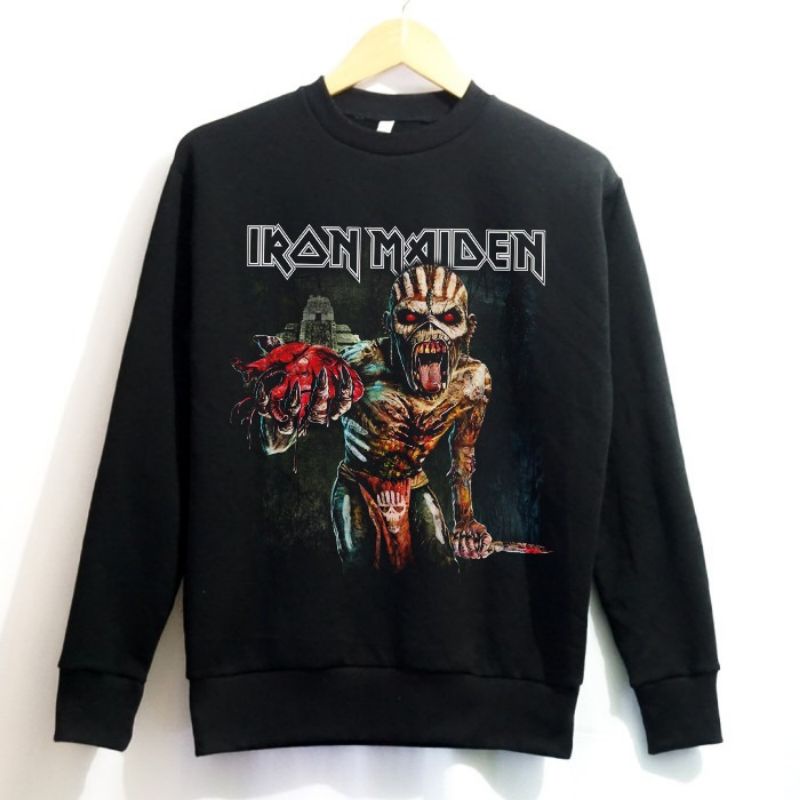 SWEATER CREWNECK IRON MAIDEN PRIA WANITA DISTRO BANDUNG