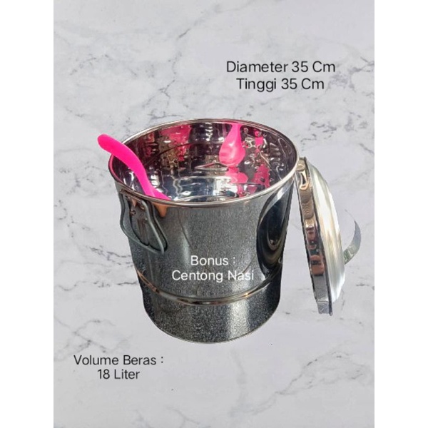 LANGSENG NASI/LANGSENG STAINLESS/DANDANG UKURAN 35X35.