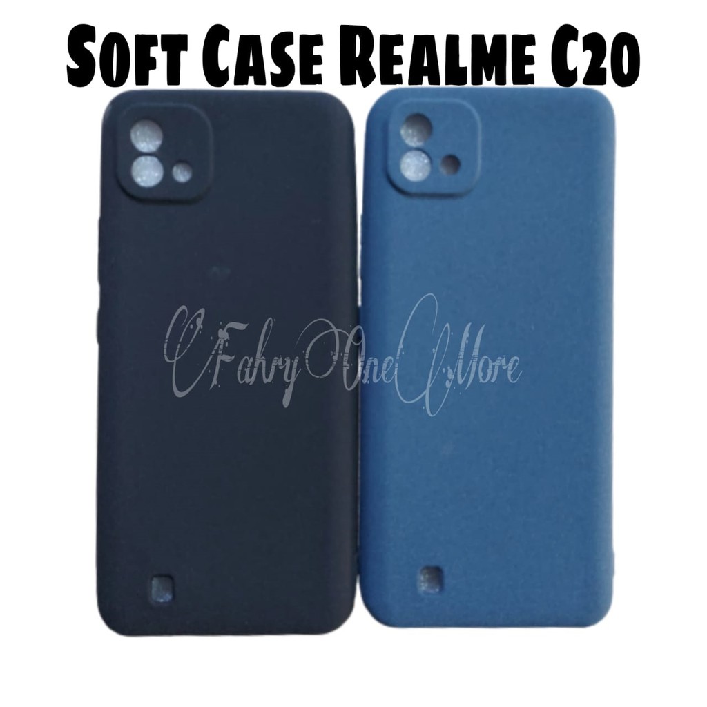 Case REALME C20 Case Matte Sandstone Anti Fingerprint Ultra Thin For Realme C20 Case Handphone