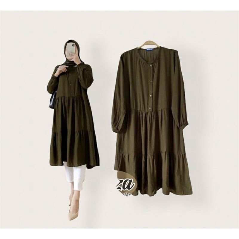 TUNIK RAYON WIZZA/Atasan Rayon Allsize L XL XXL (Jumbo)