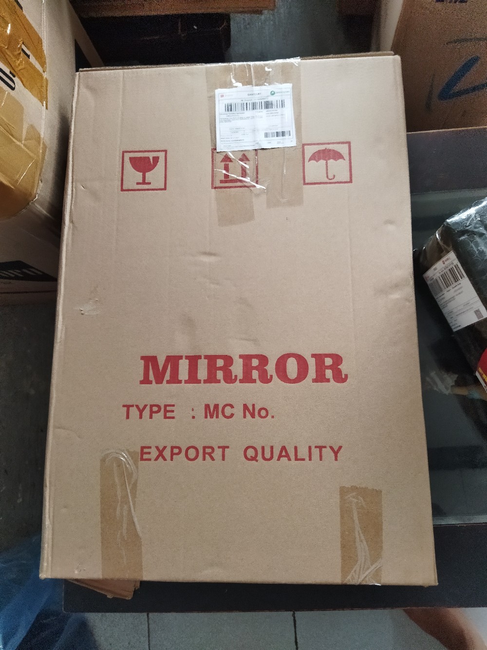 Kaca Cermin Kamar Mandi / Wastafel 40cmx60cm Promo