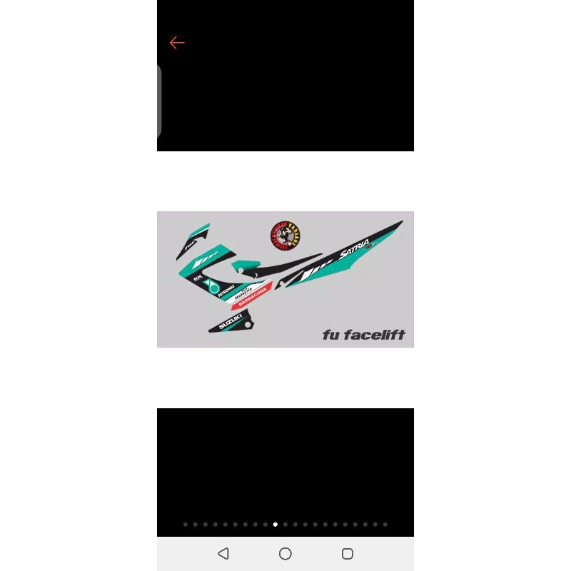 Striping Satria FU 2014 / Facelift