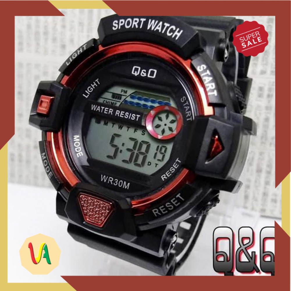Jam Tangan JAM TANGAN Q&Q DIGITAL PRIA / JAM TANGAN Q&Q PRIA QQ 33B