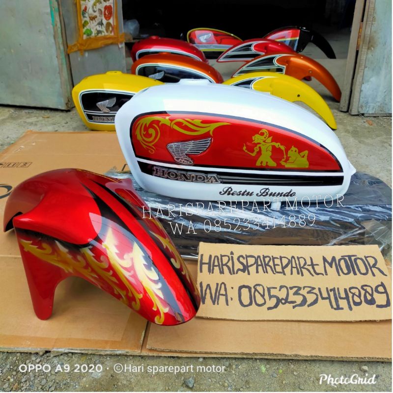 body set cb motif dilan + wayang