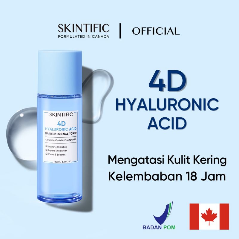 Skintific 4D Hyaluronic Acid Barrier Essence Toner 100ML