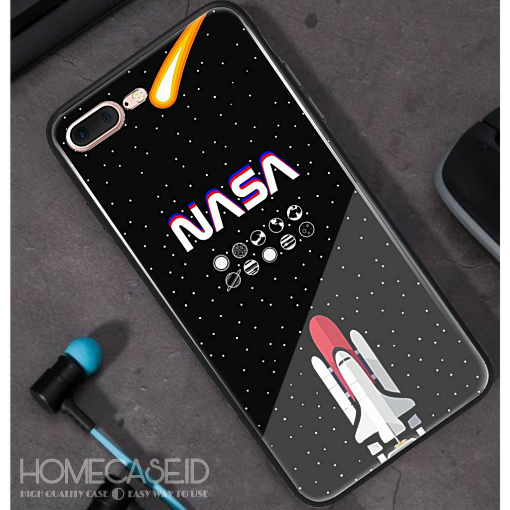 CASE CASING PREMIUM IPHONE 8, IPHONE 8 PLUS, IPHONE X, IPHONE XS, IPHONE XS MAX MOTIF NASA