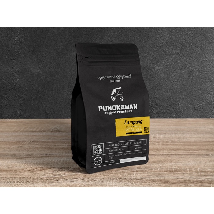 

Robusta Sumatra Lampung Natural 250 Gram