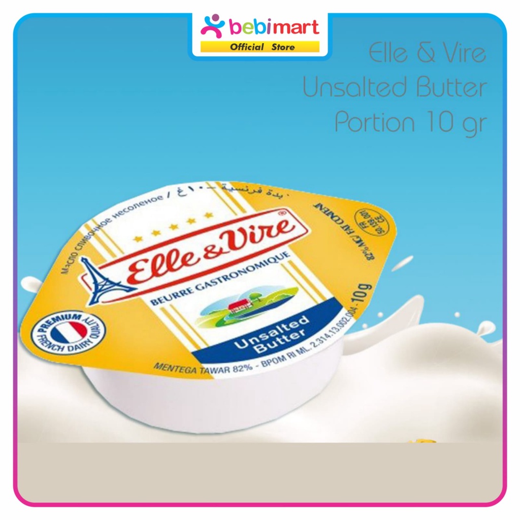 

ELLE VIRE UNSALTED BUTTER (UB) isi 2 10gr