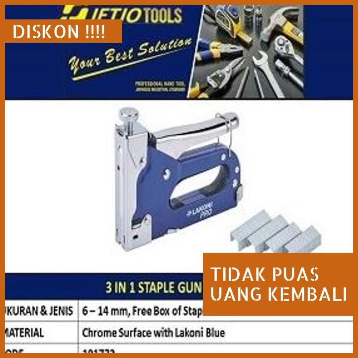 

Staples 6-14mm LAKONI PRO 101772 / 3 in 1 Staple Gun Tracker LAKONIPRO