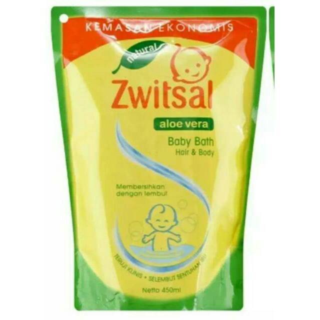 Zwitsal natural baby bath 450/600 ml