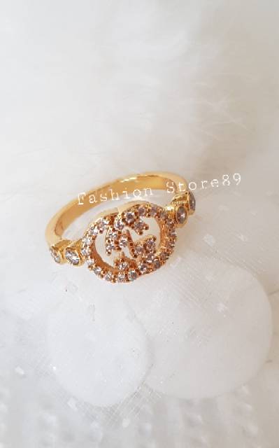 Cincin import cincin branded xuping GG perhiasan imitasi xuping replica emas import bestseller