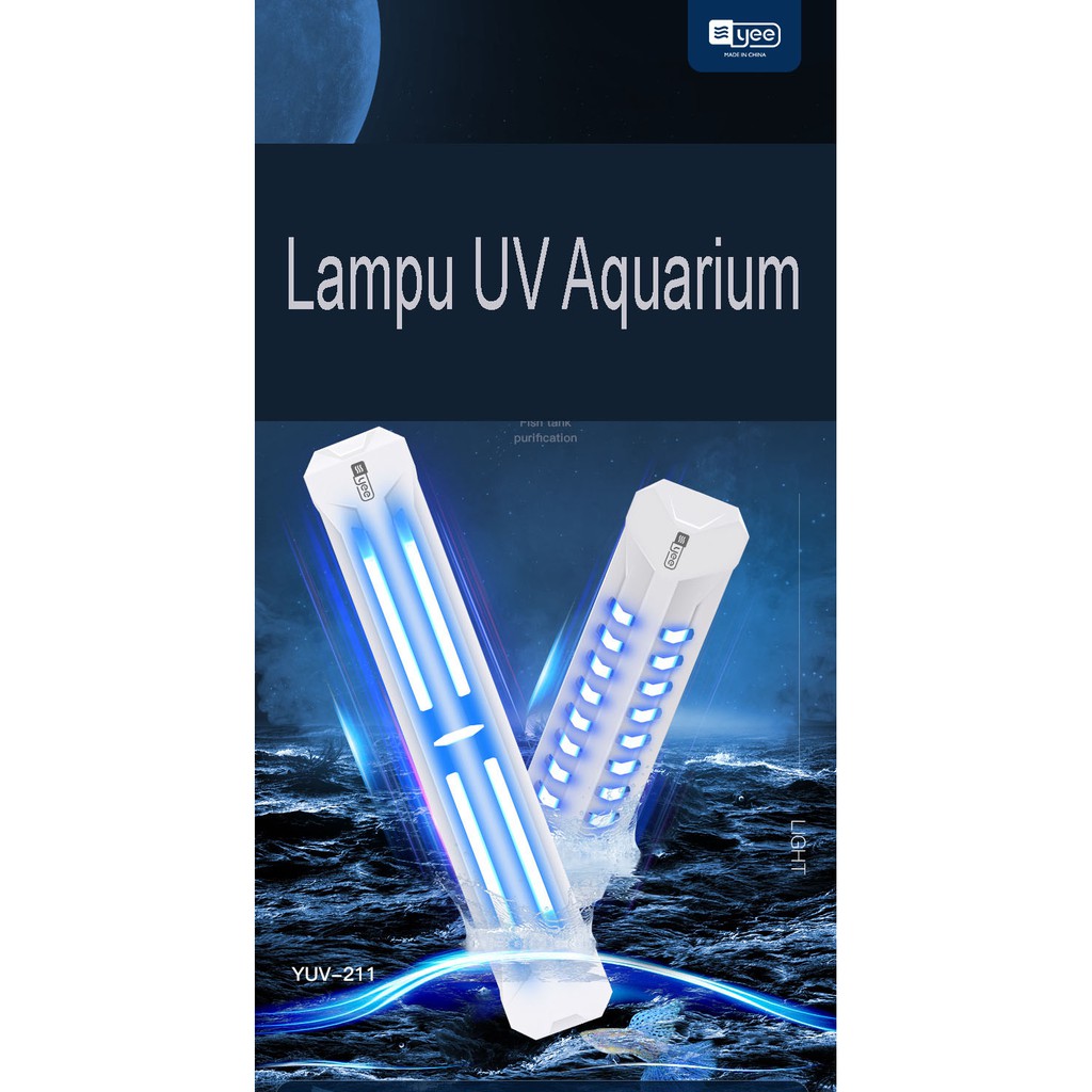 Lampu UV YEE Lampu Ultraviolet Aquarium/UV Water Sterilizer Lamp