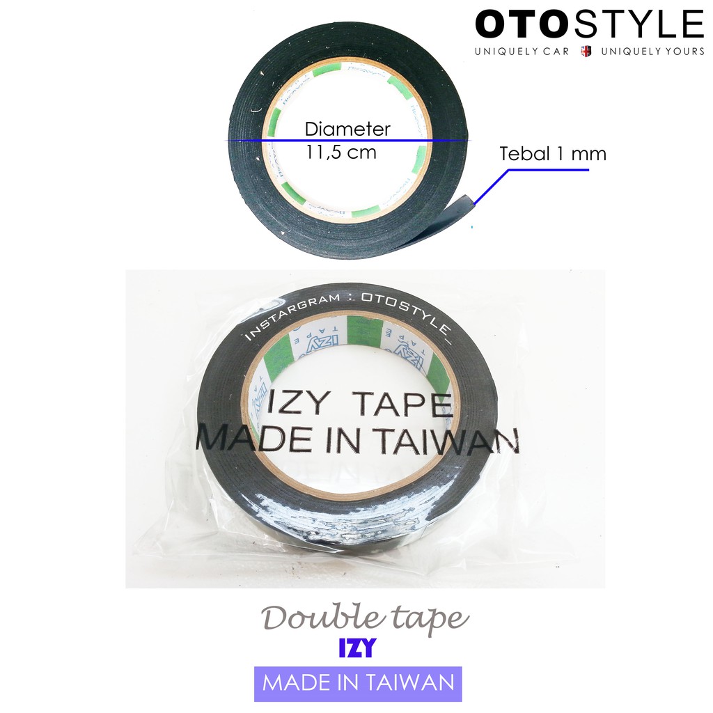 

Double Tape 3M Red (Hijau) 2 cm