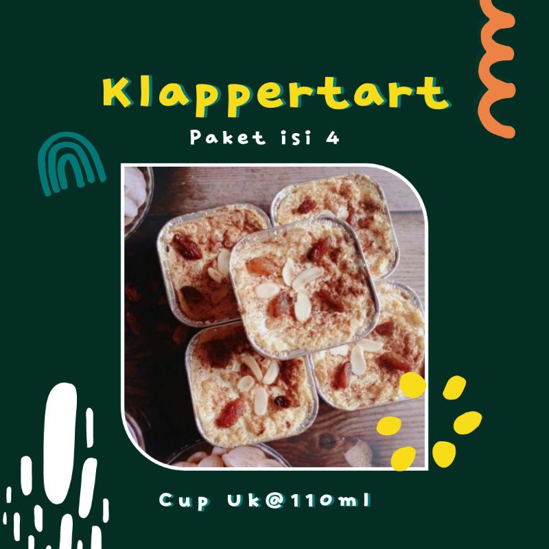 

Klappertart Paket isi 4pc Cup 110ml