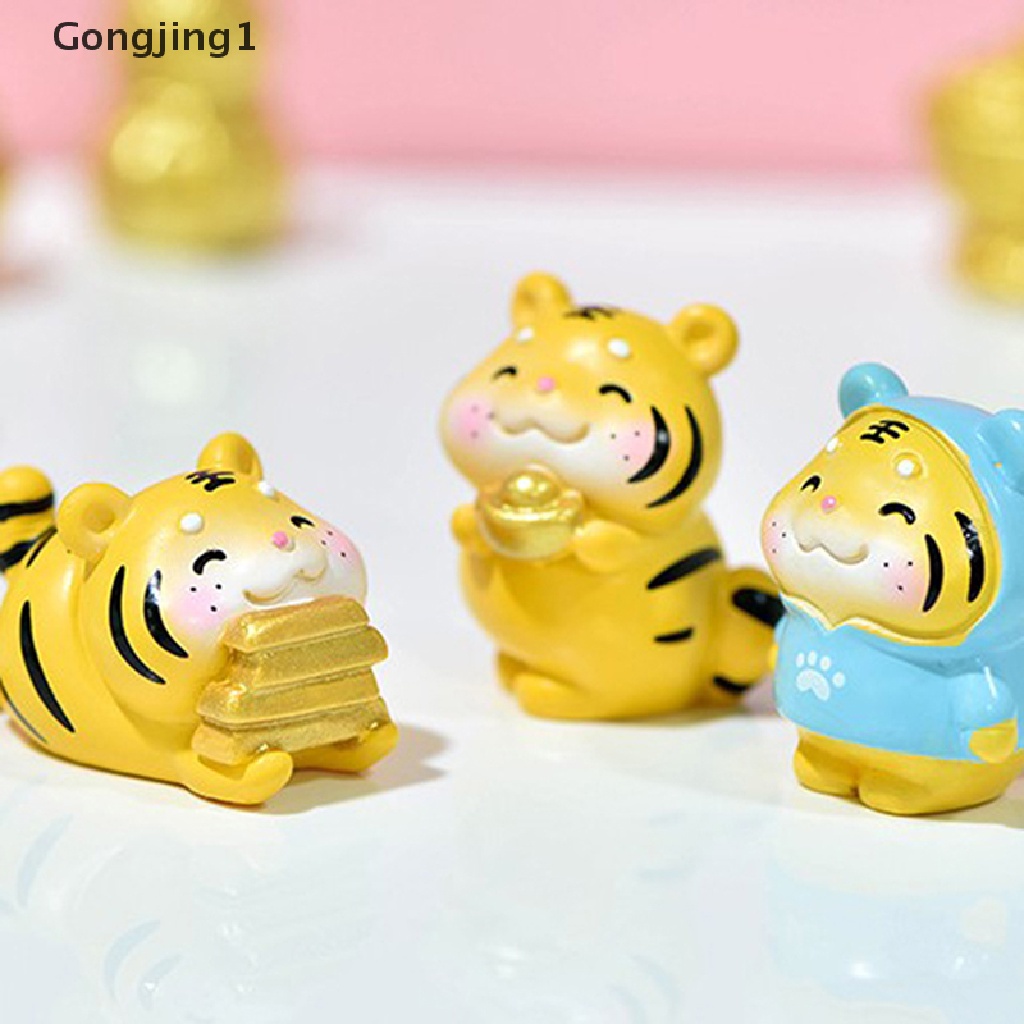 Gongjing1 Miniatur Harimau Untuk Dekorasi Taman Minifairy Gardenkerajinan DIY