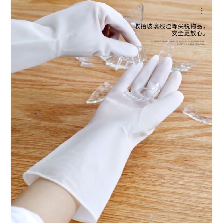 Sarung Tangan Karet Dishwashing gloves Latex Food Grade Dapur Laundry