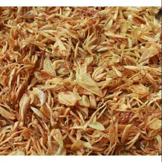 

Bawang goreng KERING SPINER. khas palu, sulteng 500gr