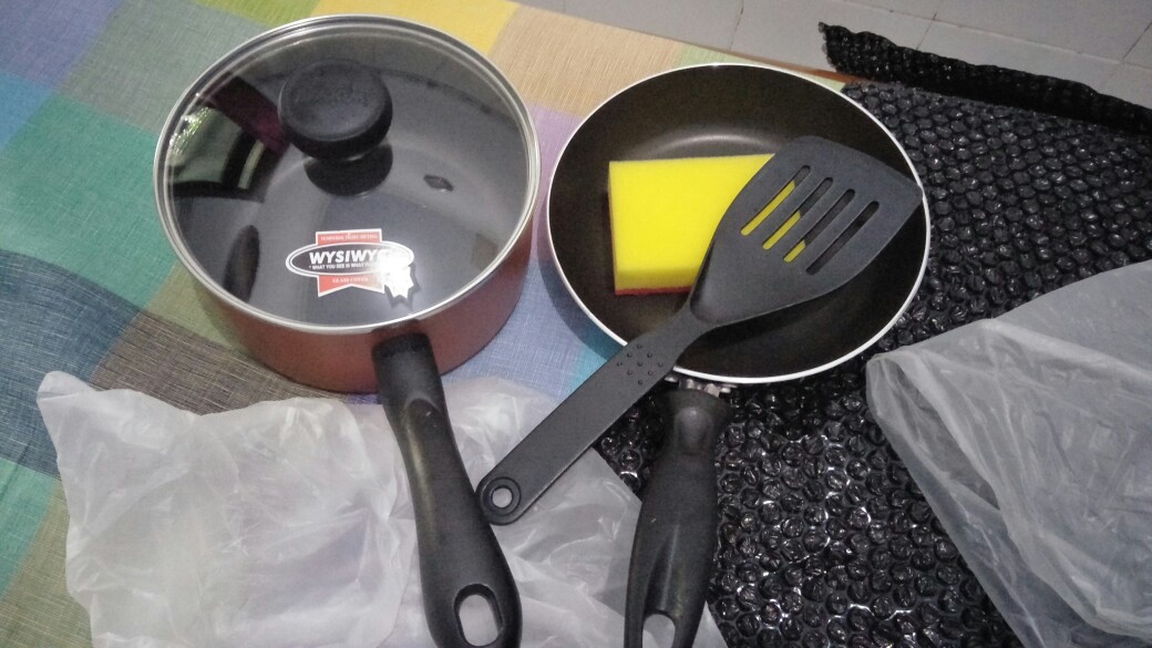 Rantangshop  Maxim Venice Set Isi 5 Ori  Panci Susu Frypan Spatula Teflon
