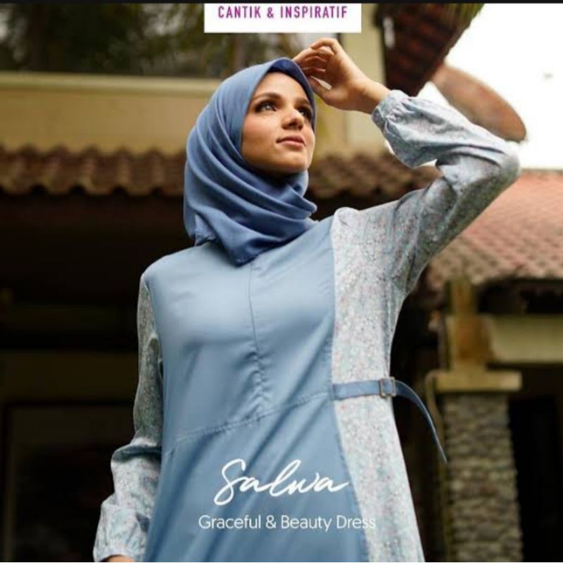 Baju Busana Muslim Wanita Gamis Merk Mutif Model "Salwa" Terbaru