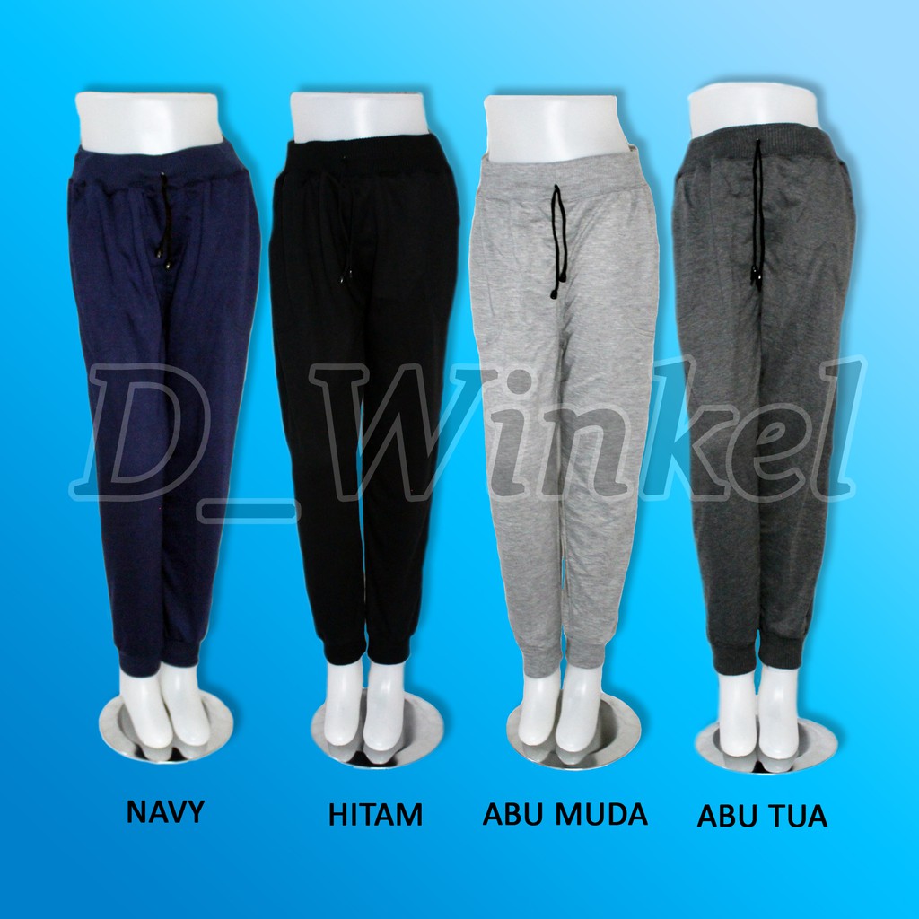 JOGER PANTS (M-XXXL) CELANA JOGER PANTS WANITA / CELANA TRAINING JOGGER WANITA