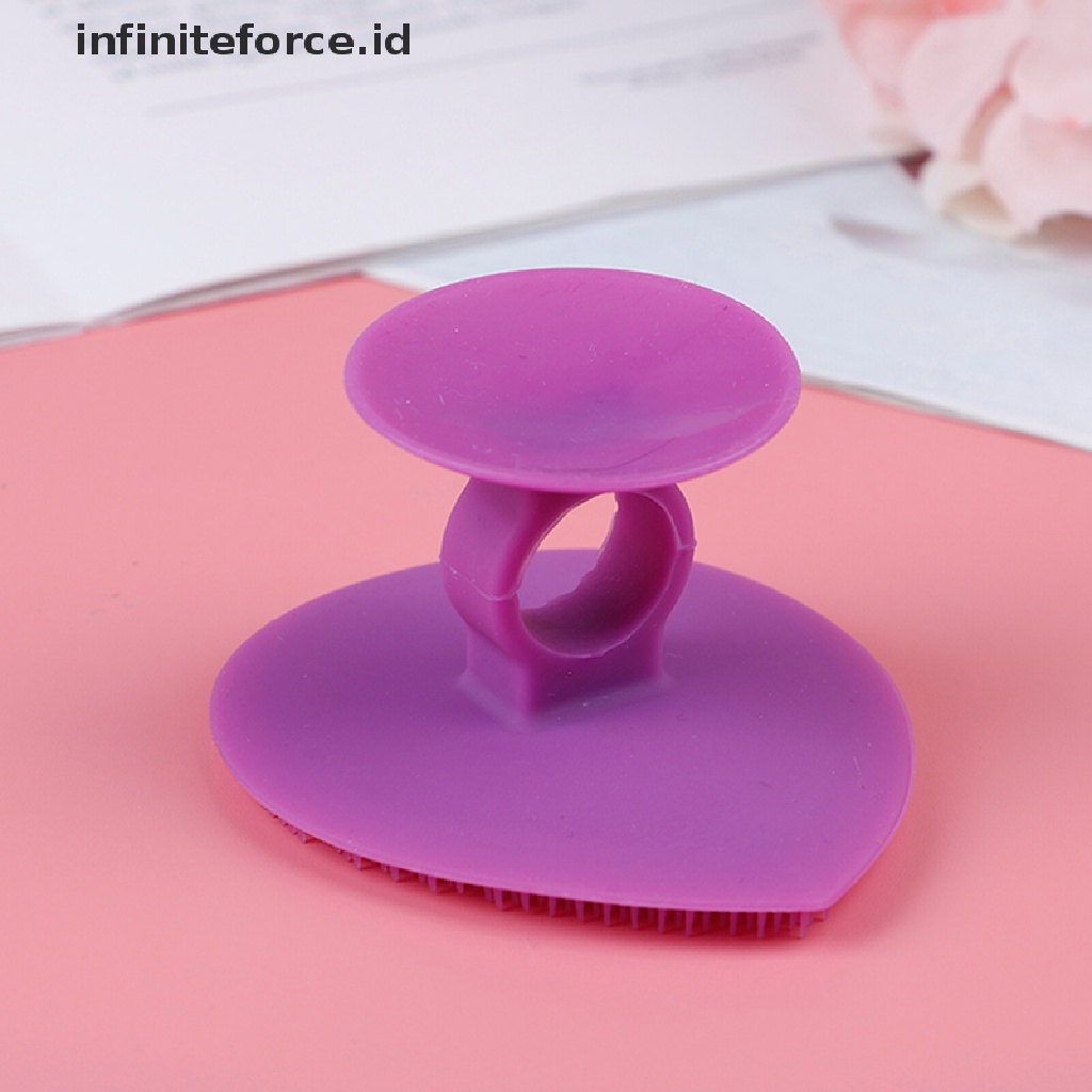 (Infiniteforce.Id) Sikat Pembersih Wajah Bahan Silikon Untuk Menghilangkan Komedo