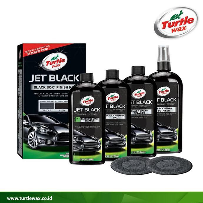 TURTLE WAX JET BLACK BOX KIT - PAKET SUPER TURTLE WAX JET BLACK