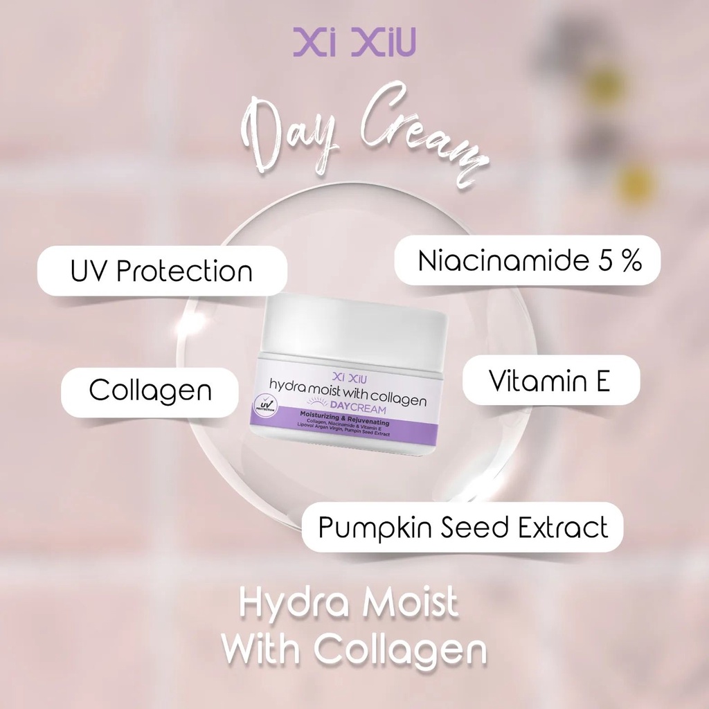 ❤ MEMEY ❤ XI XIU Hydra Moist With Collagen | Serum Day Night Cream