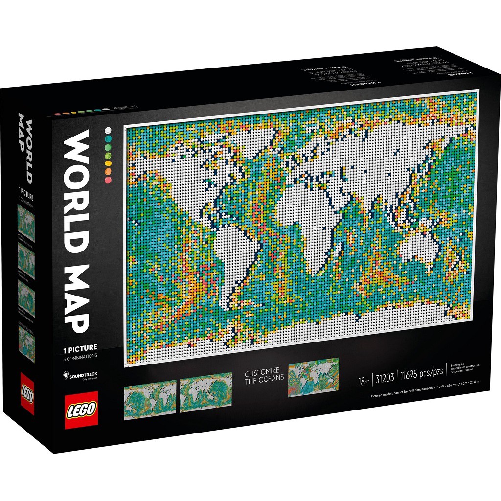 Lego Art 31203 World Map