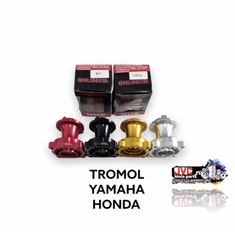 TROMOL DEPAN NUI RACING BECAK HONDA DAN YAMAHA ,BEAT, VARIO, MIO