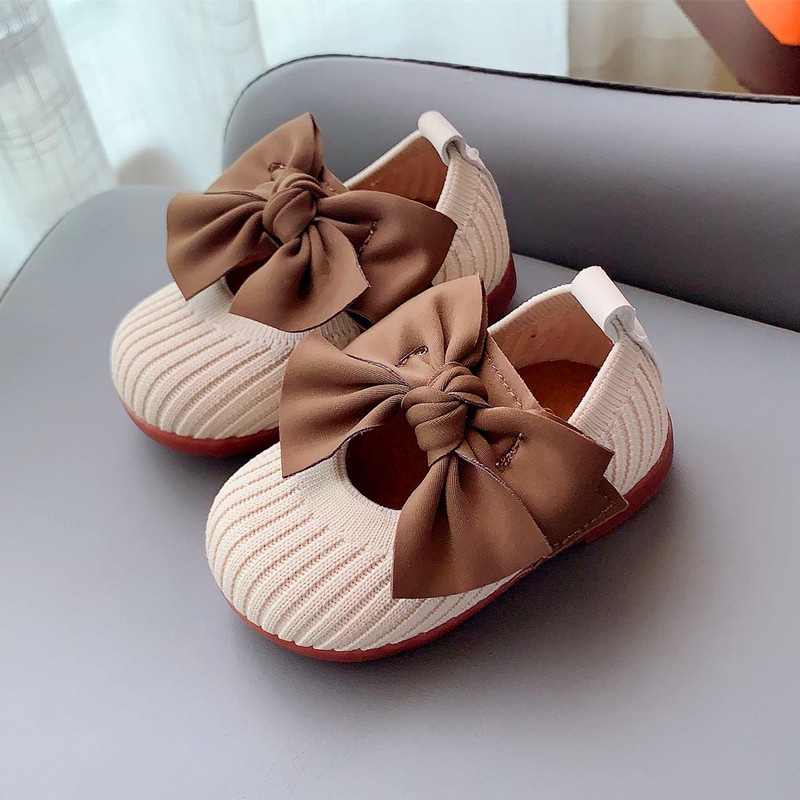 Balet Sepatu Anak Perempuan Flat Shoes Toddler Bayi Pita Ribbon 1 2 Tahun