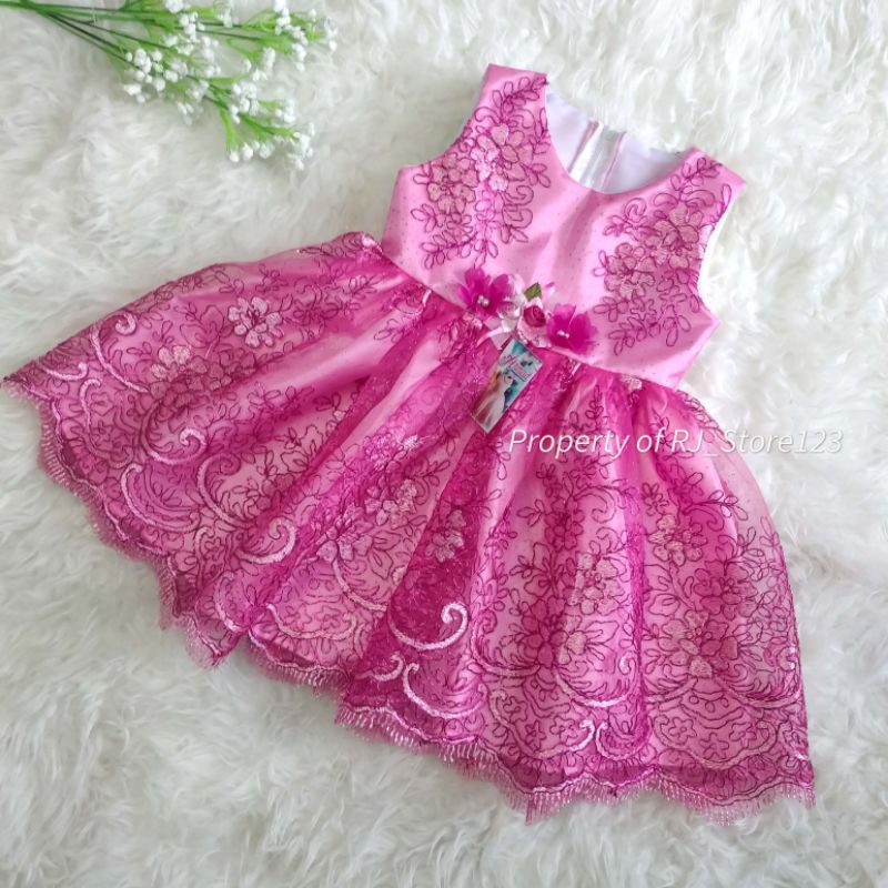Terbaru Dress Anak 2-4Th/Gaun Pesta Anak/Ulang Tahun/Baju