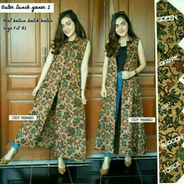 COUPLE LONG COUT PRADA COUPLE BATIK PRADA PANJANG SARIMBIT BATIK PRADA EKSKLUSIF BATIK MODERN