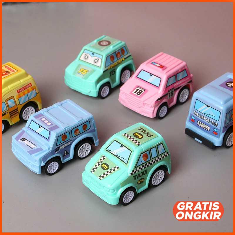 Mainan Anak Mobil Car Fire Truck Children Toy 6 PCS XYC40022