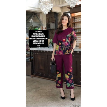 SETELAN CUTIE MINUTE Linen