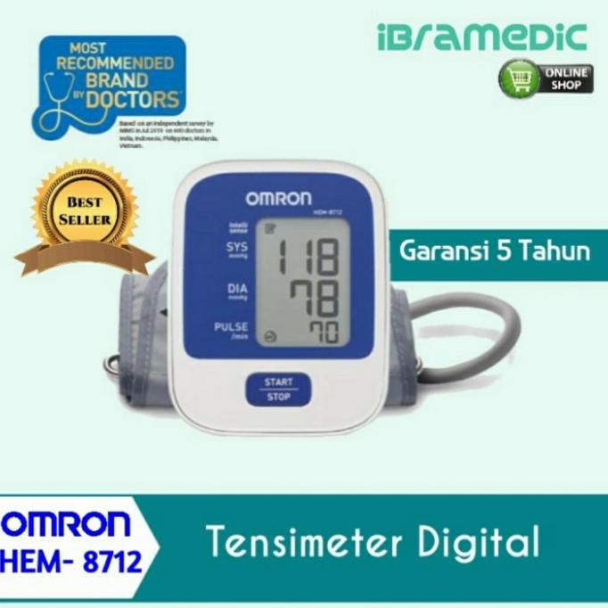 tensimeter digital omron hem 8712 - Hem8712 - tanpa adaptor Lc