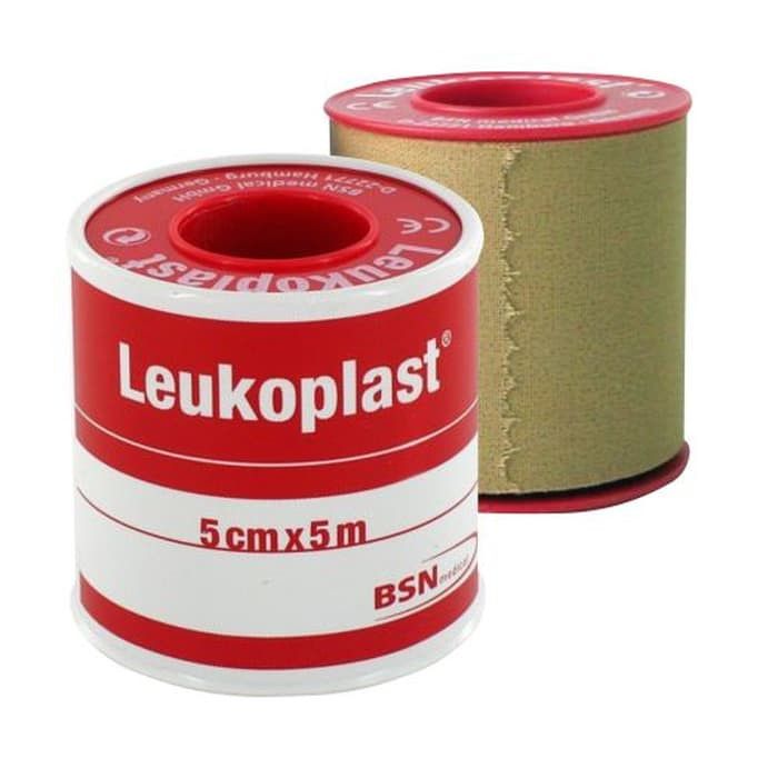 New Plester Kain Leukoplast 5cmx5m 1624 BSN rol