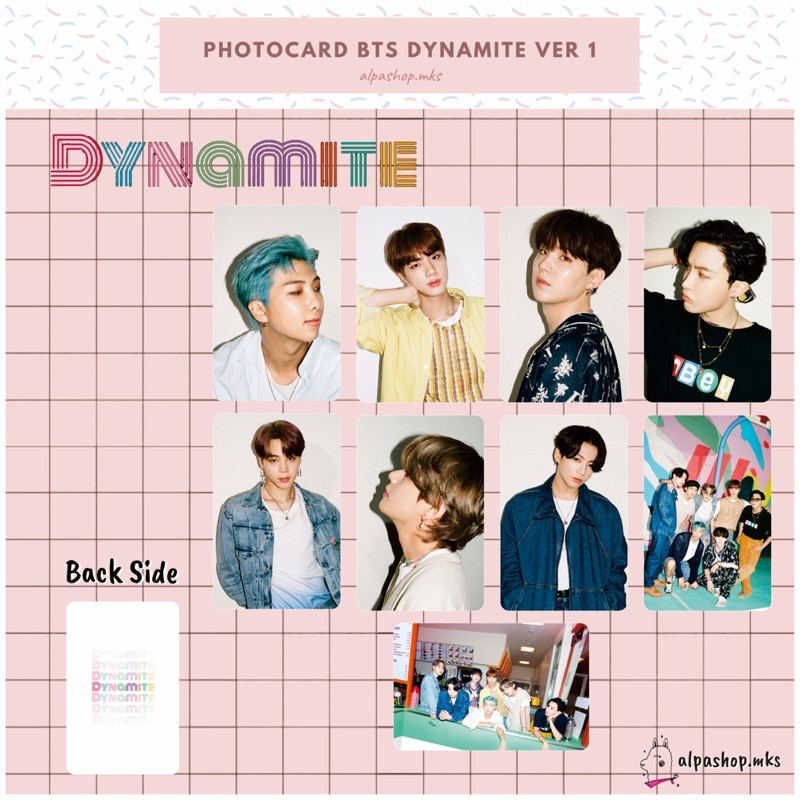 BTS UN0FF PHOTOCARD DYNAMITE SET