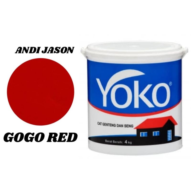 CAT GENTENG SENG YOKO AVIAN BRANDS NO 70 GOGO RED 4KG